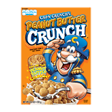 Quaker Cap'n Crunch's peanut butter crunch sweetened corn & oat cereal Full-Size Picture